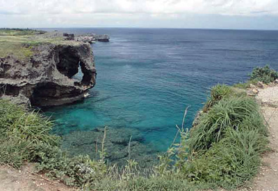 Okinawa cliffs